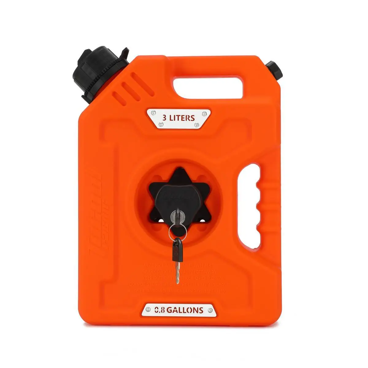 Tucool Racing 0.8 Gallon 3L Gas Tank Fits Most Cars SUVs and Motorcycles Bracket Lock