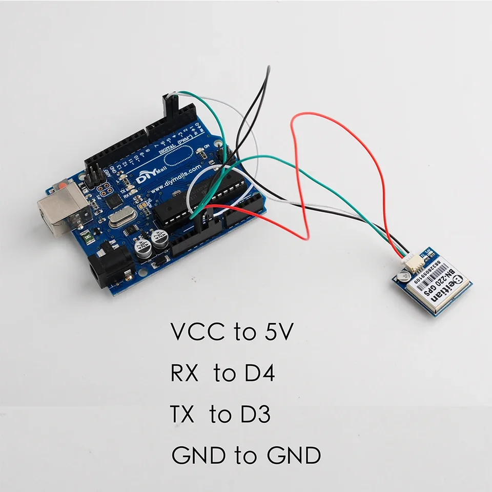 Module GPS BN-220 Avec Antenne Active - Compatible Glonass/Beidou, Flash Intégré, Pour Arduino/Raspberry