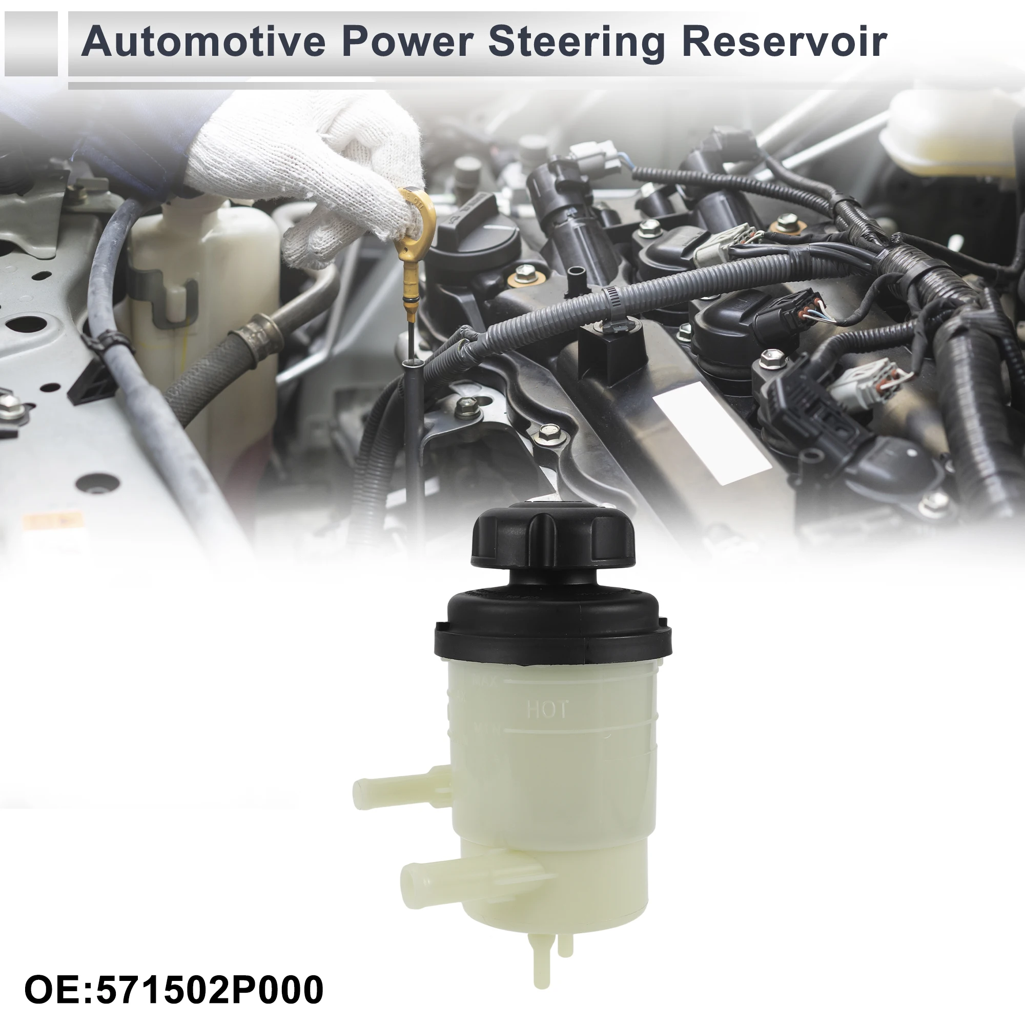 Power Steering Reservoir UXCELL 1 Pc For Kia Sorento 2011 2012 2013 No.571502P000