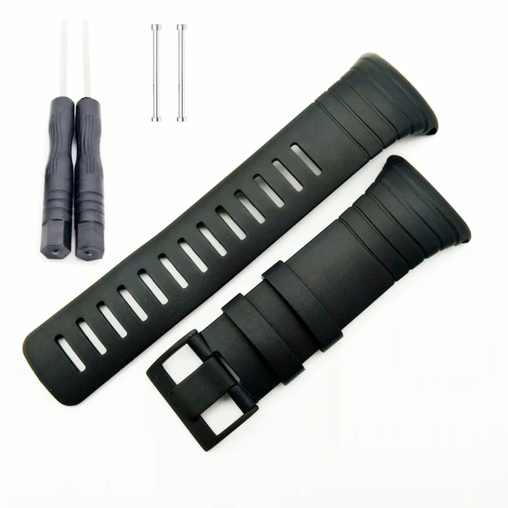 Smart Silicone Watches Band Watchband Rubber Strap Wristband Bracelet For Suunto Core Wristwatches Belt And Screw Tools
