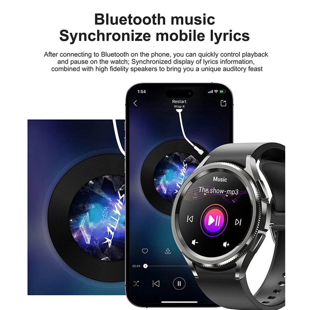 2026 New Watch 6 Classic Smart Watch Fashion Men Health Monitoring Heart Rate IP68 Waterproof Bluetooth Call Smartwatch Women 6