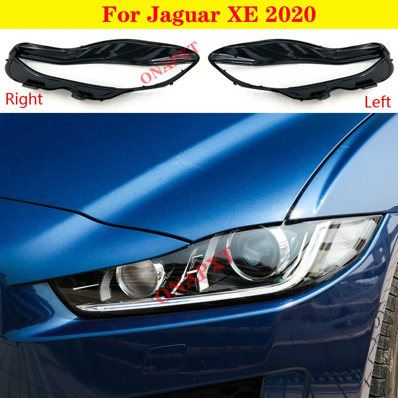 

Car Light Caps Transparent Lampshade Front Headlight Cover Glass Lens Shell Cover For Jaguar XE 2020