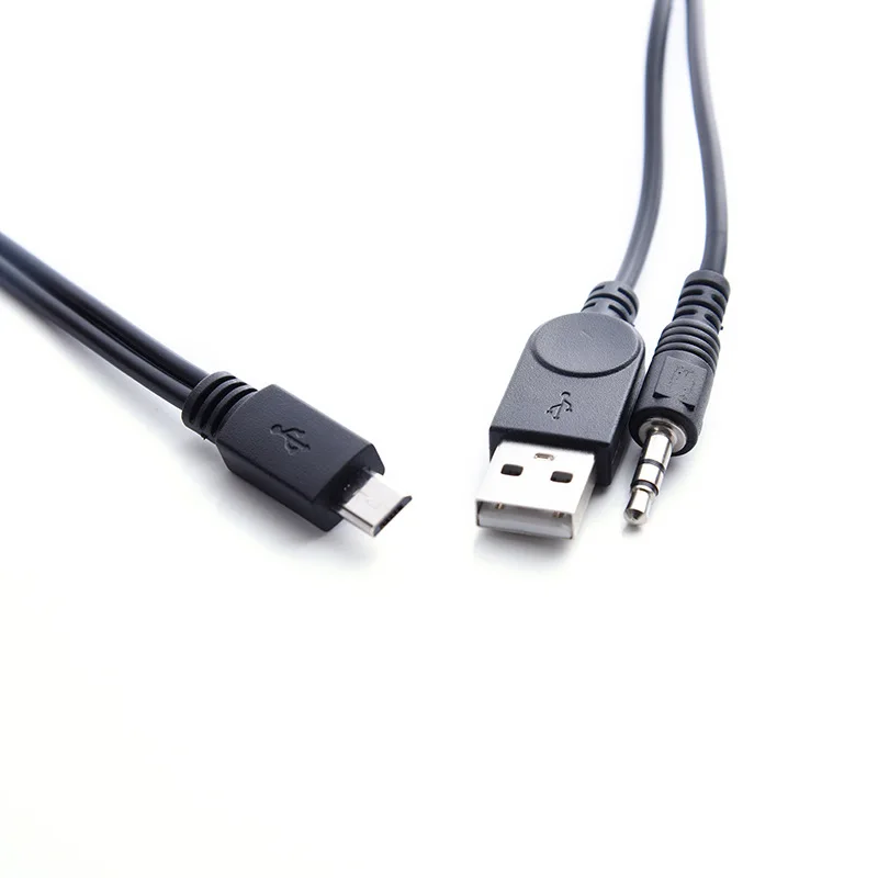 Micro USB To Jack 3.5mm AUX Cable/USB Male for Bluetooth Portable Cd Player