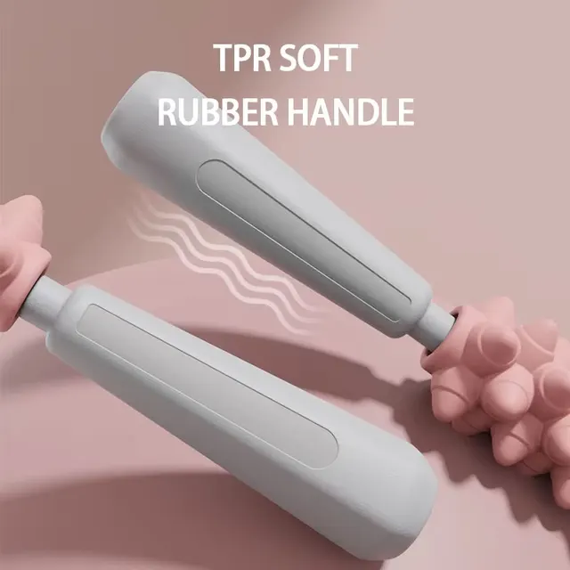 Yoga Massage Stick Yoga Fitness Wolf Teeth Muscles Massage Stick Calves Thighs Quadriceps Arm Forearm Relaxation Artifact Roller 5