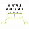 Portable Sports Training Agility Hurdles Soccer Football Plyometric Speed Hurdles Foldable Collapsible Hurdle 1PC 2