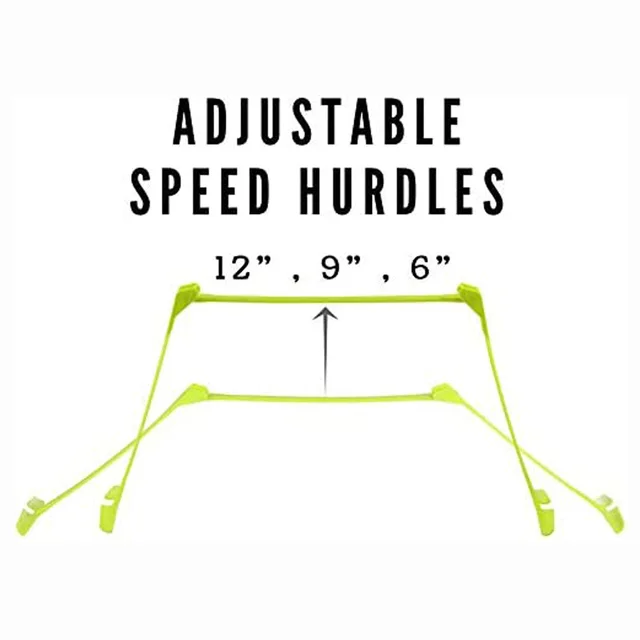 Portable Sports Training Agility Hurdles Soccer Football Plyometric Speed Hurdles Foldable Collapsible Hurdle 1PC 2