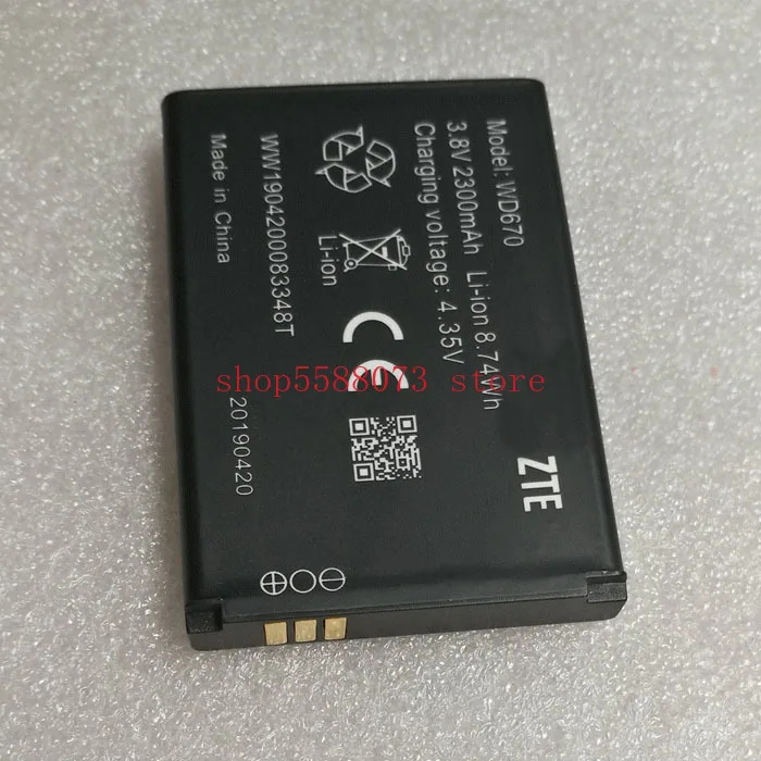 Batteria Da 2300Mah Adatta Per Zte-Router Reliance Wi-Pod 4G Lte Con Batteria Modello Wd670