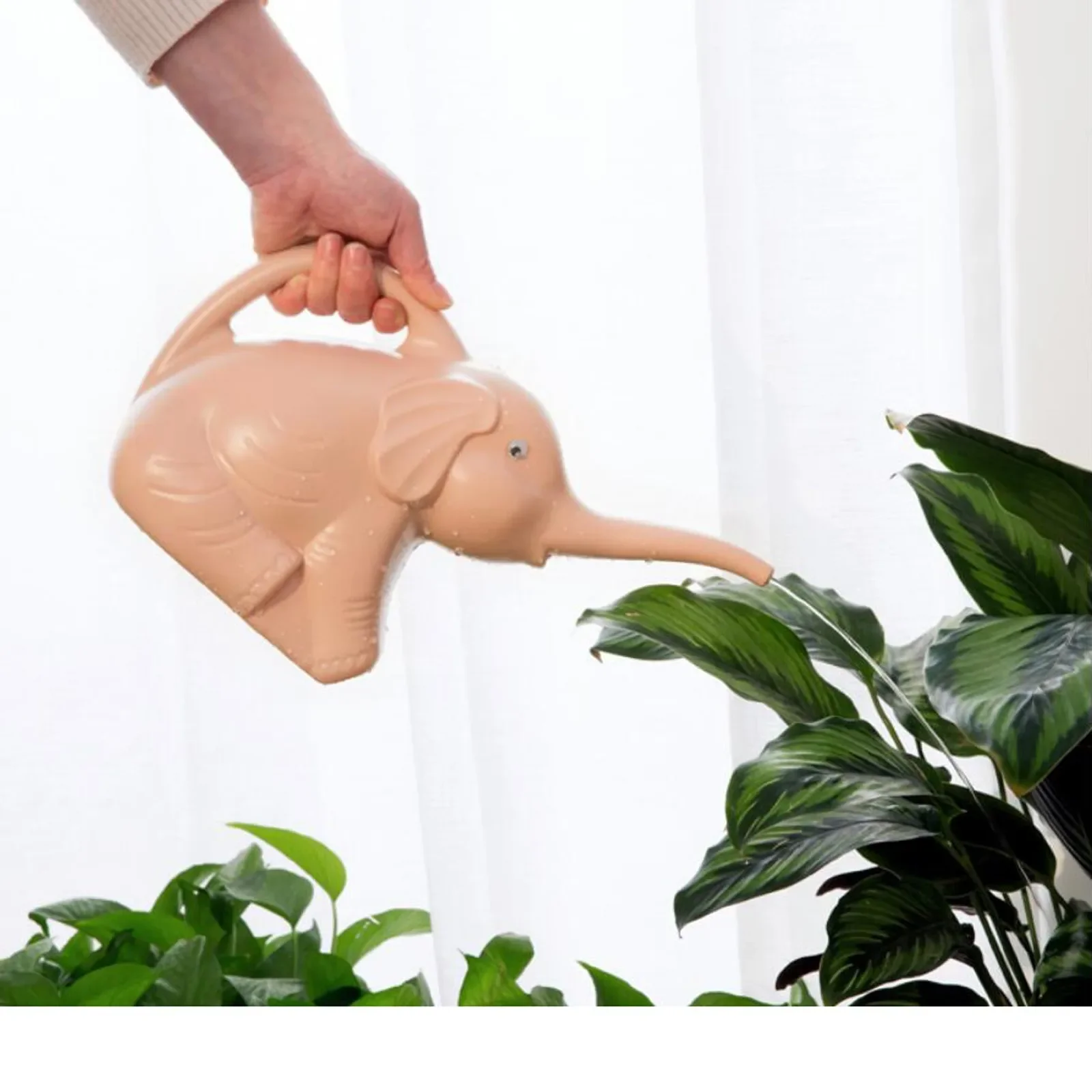 Watering Can Watering Pot Flower Watering Pot Elephant Watering Can Baby Watering Flower Long-Mouth Can Home Gardening Waterdruppelaar Plant Creative Plant Waterer