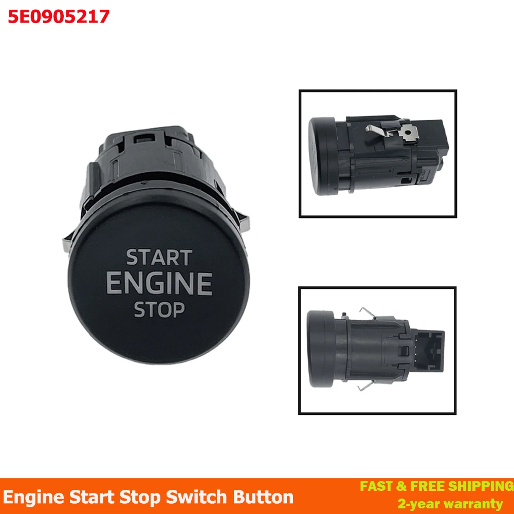 

Start Stop Engine Switch Button For Skoda Superb Kodiaq Octavia Fabia Rapid 2008- 5ED905217 5E0905217 5ED 905 217