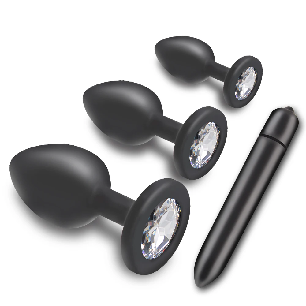 Anal-plug-set Mit Vibrator Für Prostata- Und Analstimulation_voghion.com