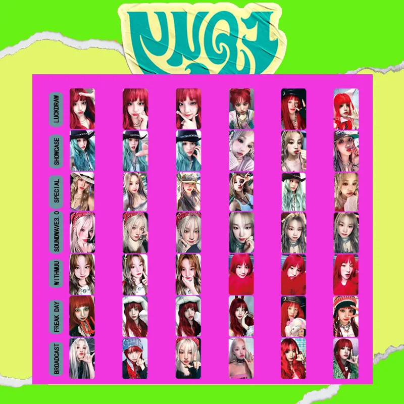 KPOP (G)I-DLE 멤버 YUQI 새 앨범 YUQ1 양면 셀카 카드, LOMO 카드, 라이브 콘서트 사진 카드, 엽서 팬 컬렉션 선물 Best5 KPOP (G)I-DLE 멤버 YUQI 새 앨범 YUQ1 양면 셀카 카드, LOMO 카드, 라이브 콘서트 사진 카드, 엽서 팬 컬렉션 선물 Best5