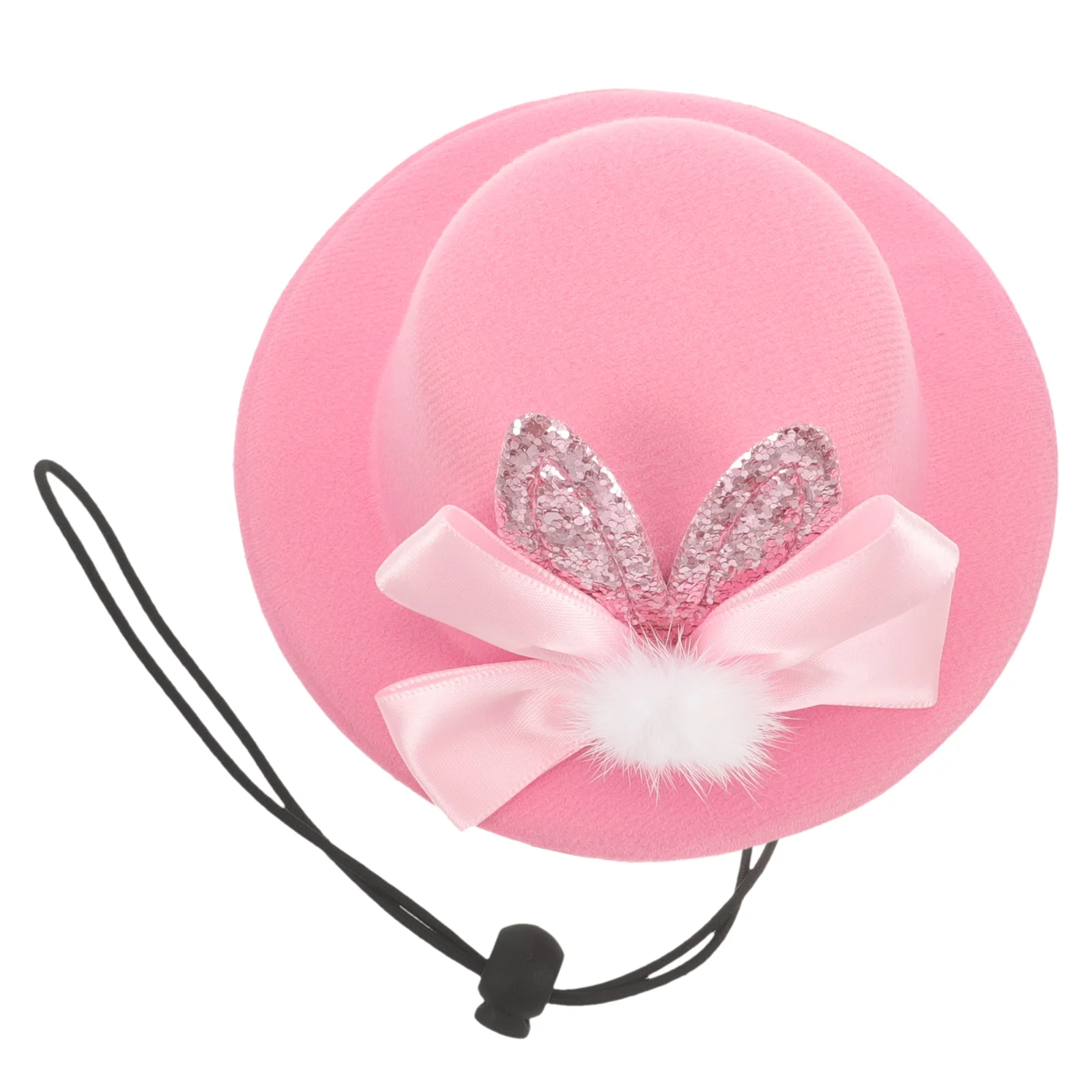 Pet Easter Hat Dog Cat Costume Bunny Ear Bowknot Hat Adjustable Pet Sun Hat Easter dog hat Easter hat for dogs 4