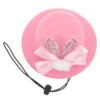 Pet Easter Hat Dog Cat Costume Bunny Ear Bowknot Hat Adjustable Pet Sun Hat Easter dog hat Easter hat for dogs 4