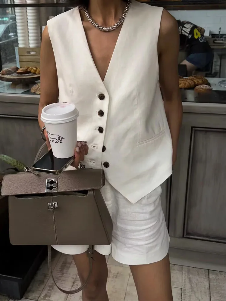 Рисунок 3 - Жилет женский льняной