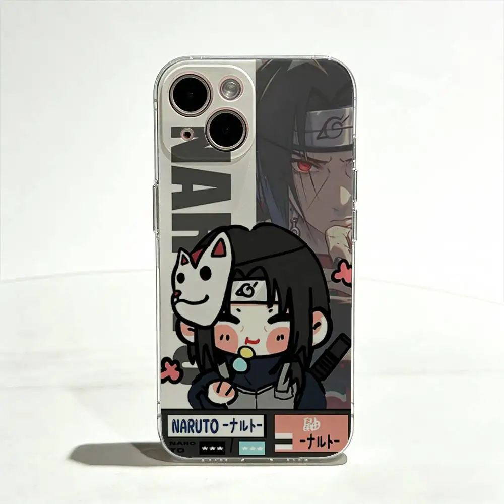 NARUTO Cute Cartoon Ultra Clear TPU Slim Lightweight Shockproof Phone Case Cover