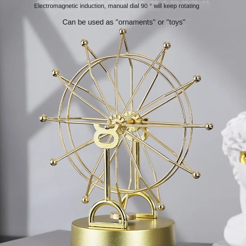 

wheel ornaments, creative light luxury home, living room, wine cabinet, TV cabinet, partition bedroom decorations