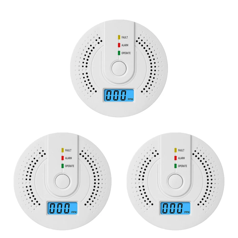 5-1PCS Digital Carbon Monoxide Detector Sound & Light Warning Sensor thumbnail 2