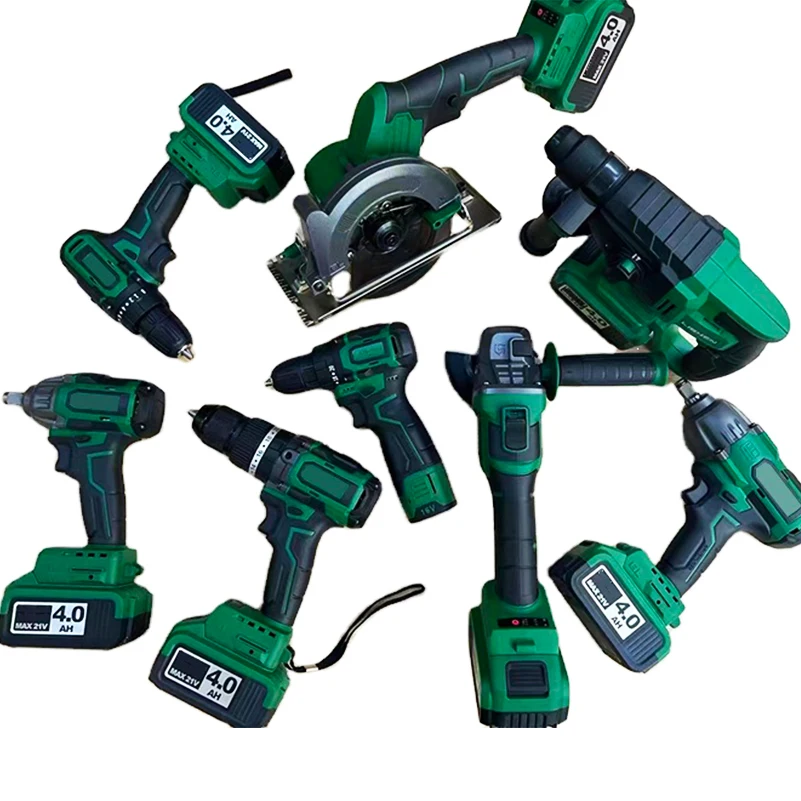 

Tianhua OEM Hot Sales Household Power Tools Combo Kits 21v 4pcs 6pcs Lithium Battery Operated Hand Tool Sets