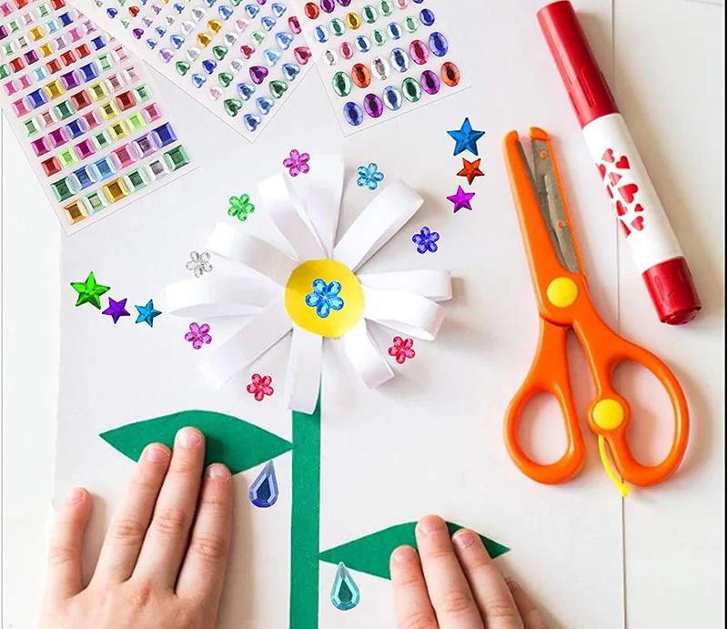 Colorful Gemstone Stickers
