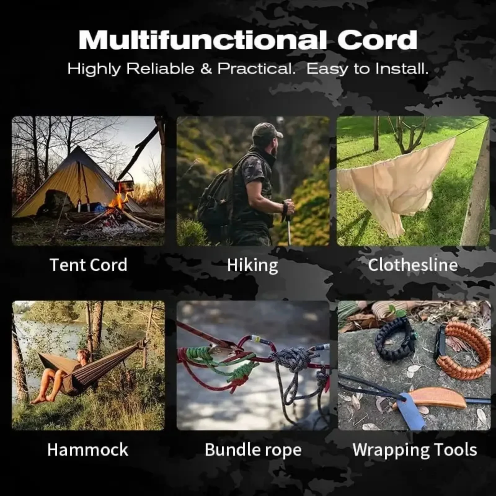 650LB Tactical Paracord Rope 3