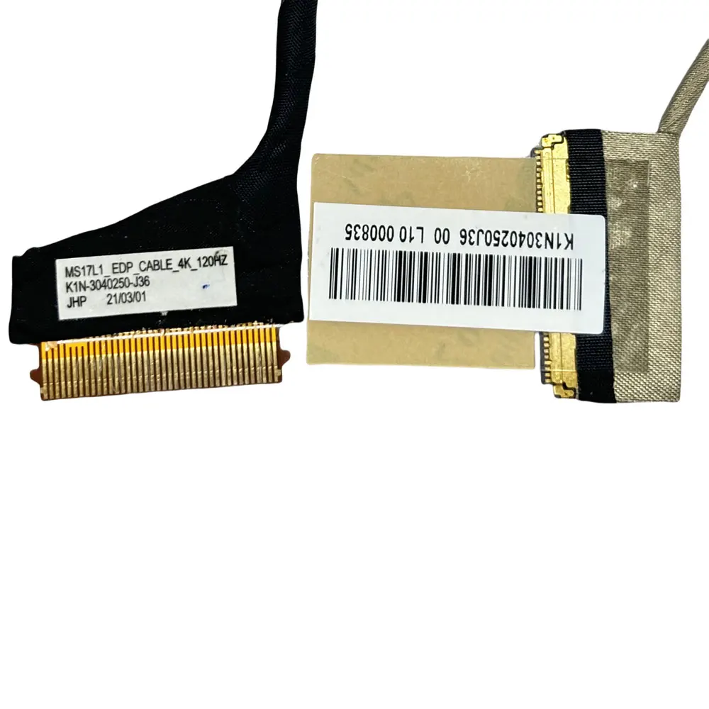 MSI GF76 GL76 WF76 MS17L1 MS17L2 MS17L3 MS17L4 MS17L5 노트북 비디오 화면 LCD LED 디스플레이 리본 카메라 플렉스 케이블용 OEM
