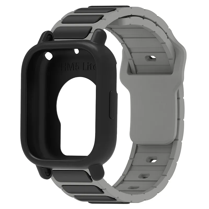 Silicone Protective Case and Strap for Smartwatch - Hollow Out Design