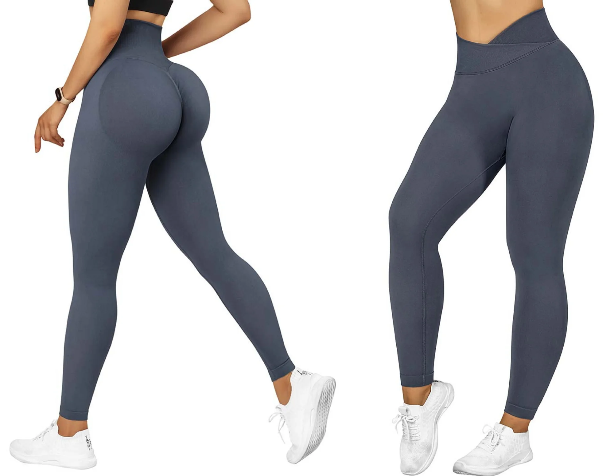 Fitness Leggings Women Crossover Yoga Pants Mujer Scrunch Butt Legging Workout Booty Leggings Gym Seamless Yoga Leggings Women