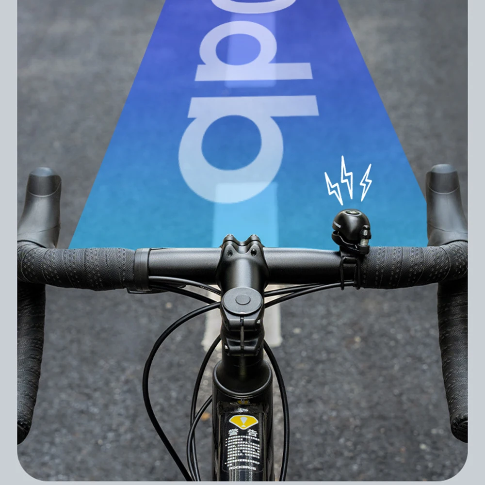 ROCKBROS Fahrrad Kupfer Glocke Horn Lenker Radfahren Anruf Fahrrad Legierung Ring Knackigen Ton Warnung Alarm Für Sicherheit MTB Straße – Detail 2