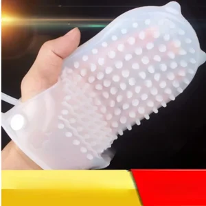 Image for 2 pcs Portable Silicone Meridians Massage Brush Re 