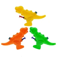 3PCS Dinosaur Water Gun Children Toys Press Type Mini Water Gun Beach Water Toys Summer Outdoor Transparent Solid Color TMZ 2