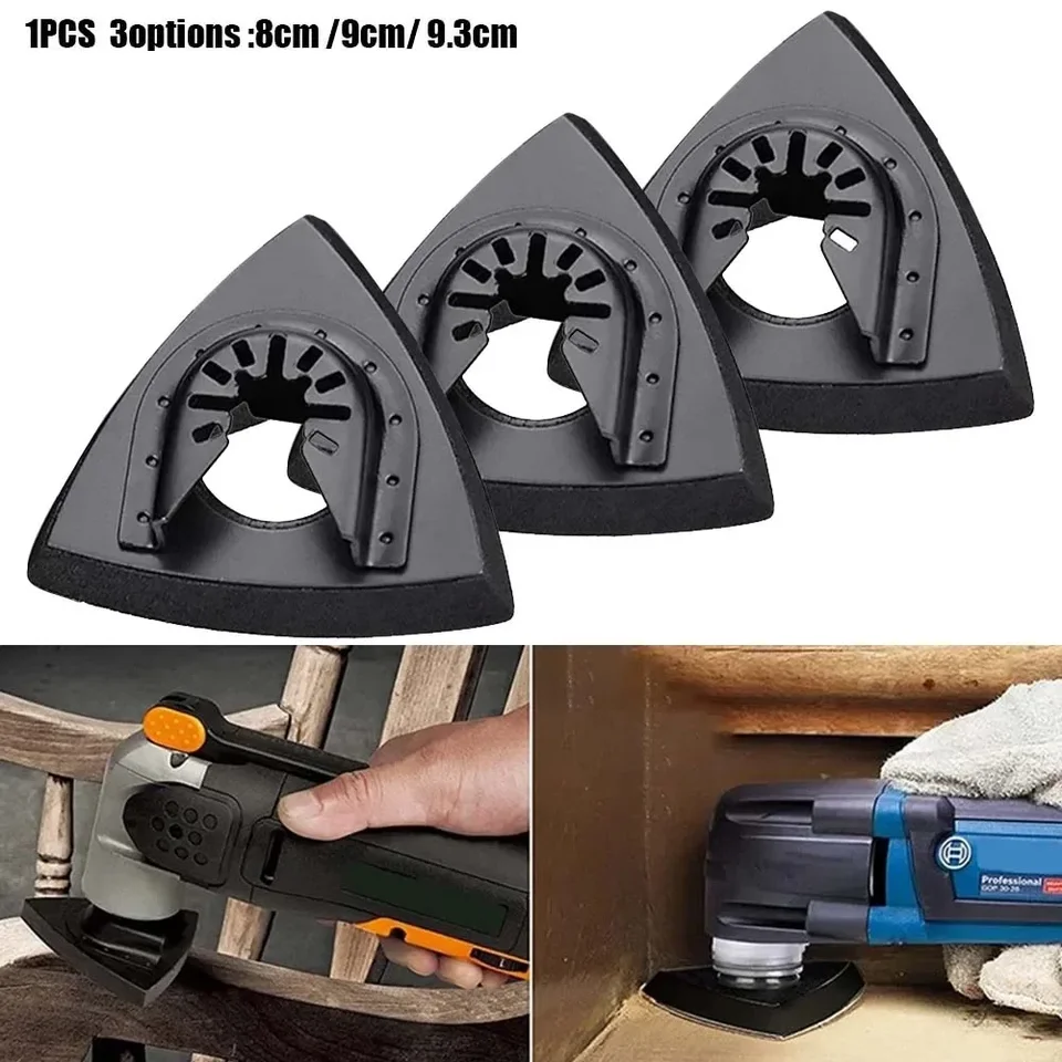 102 Pcs Sanding Pad Quick Release Universal Fit Multi Tool Oscillating Multitool Saw Blade compatible for Craftsman Rockwell k Porter Cable Black and