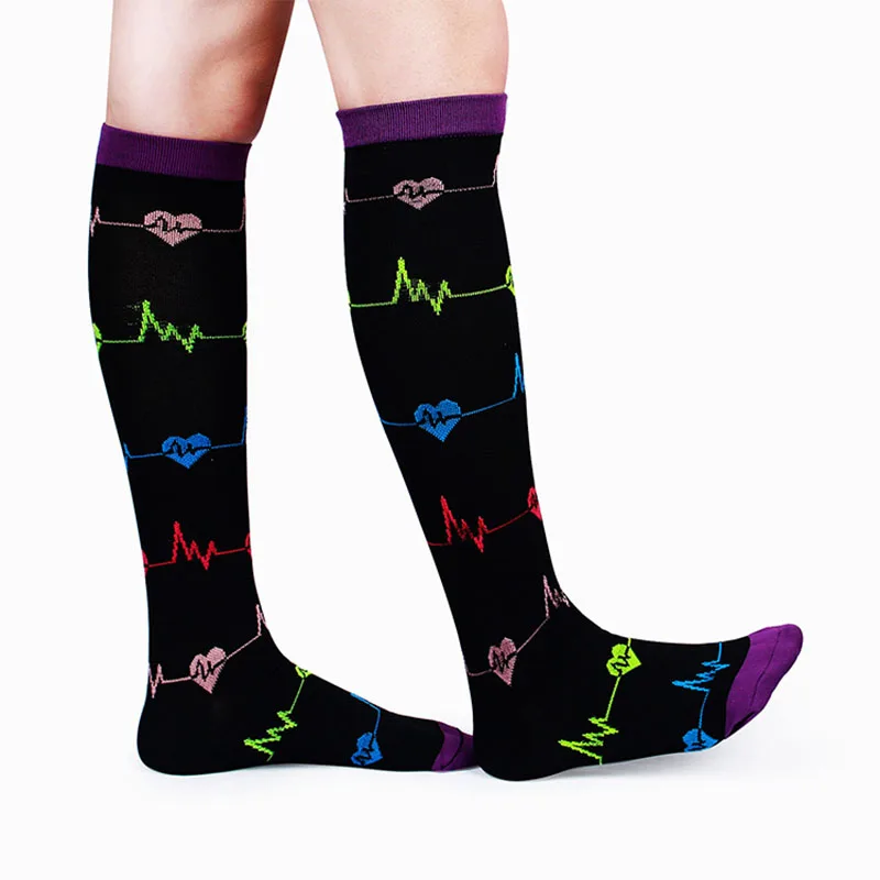 Enhanced Compression Socks for Sports & Outdoor Activities - Ideal for Varicose Veins and Pregnancy