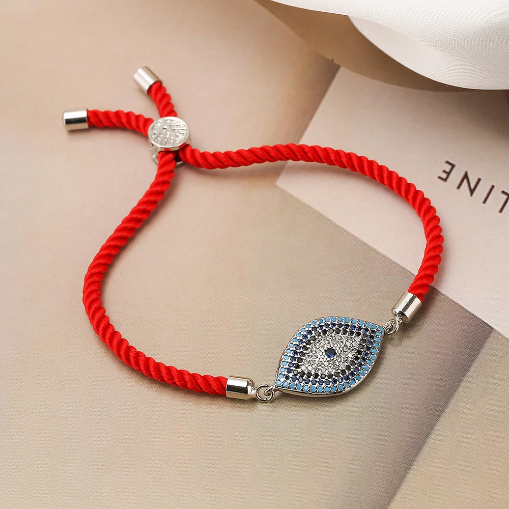 3Pcs Evil Eye Bracelet Set - 7 Chakra Lava Stone & Hamsa Hand Charm, Stretch Bracelet For Protection & Blessing