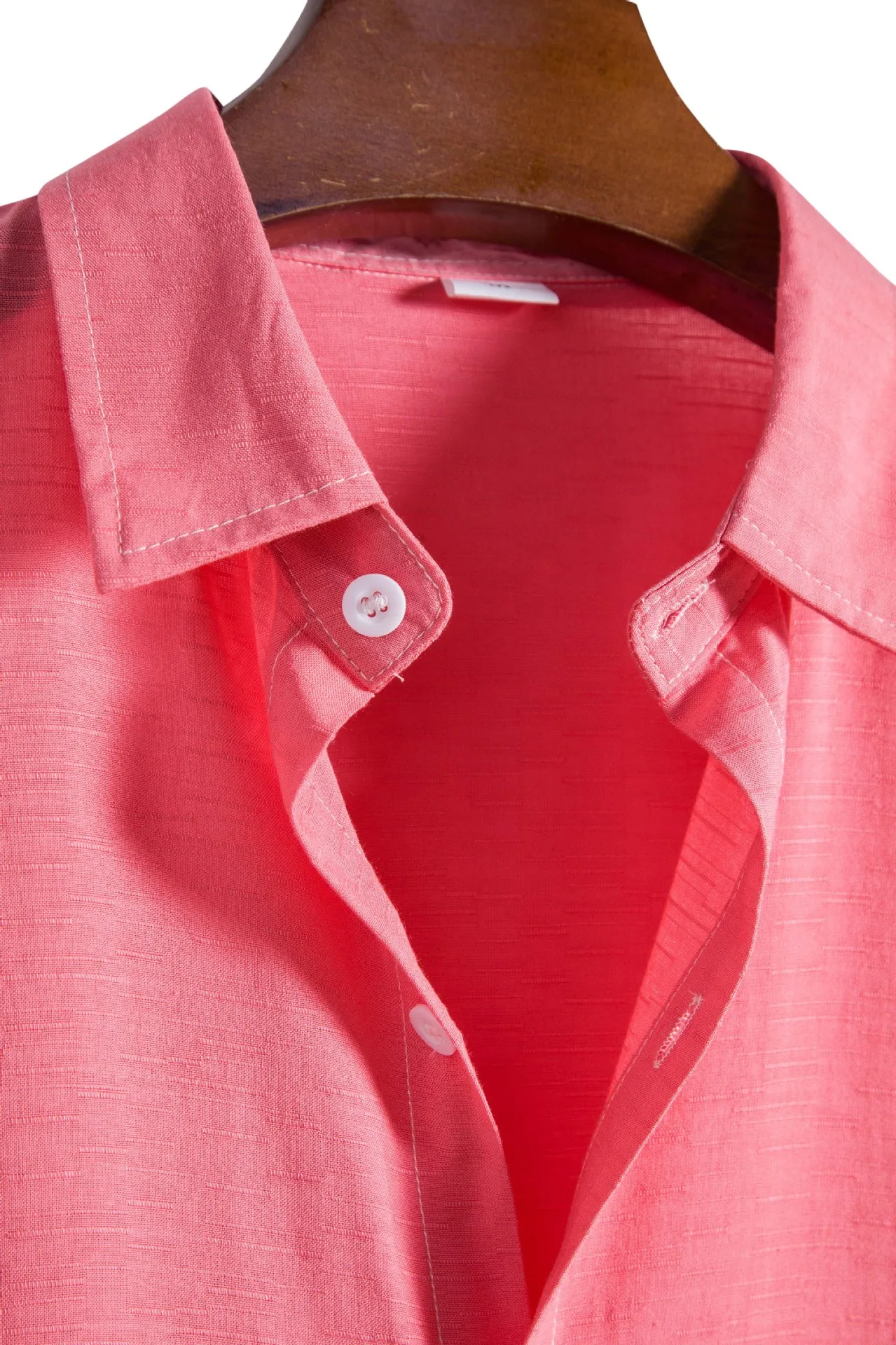 Sommerhemden für Herren, lässig, modisch, einfarbig, kurzärmelig, Button-Up-Hemd, Herrenurlaub, Strand, Designer-Hemd, Camisa Hombre_voghion.com