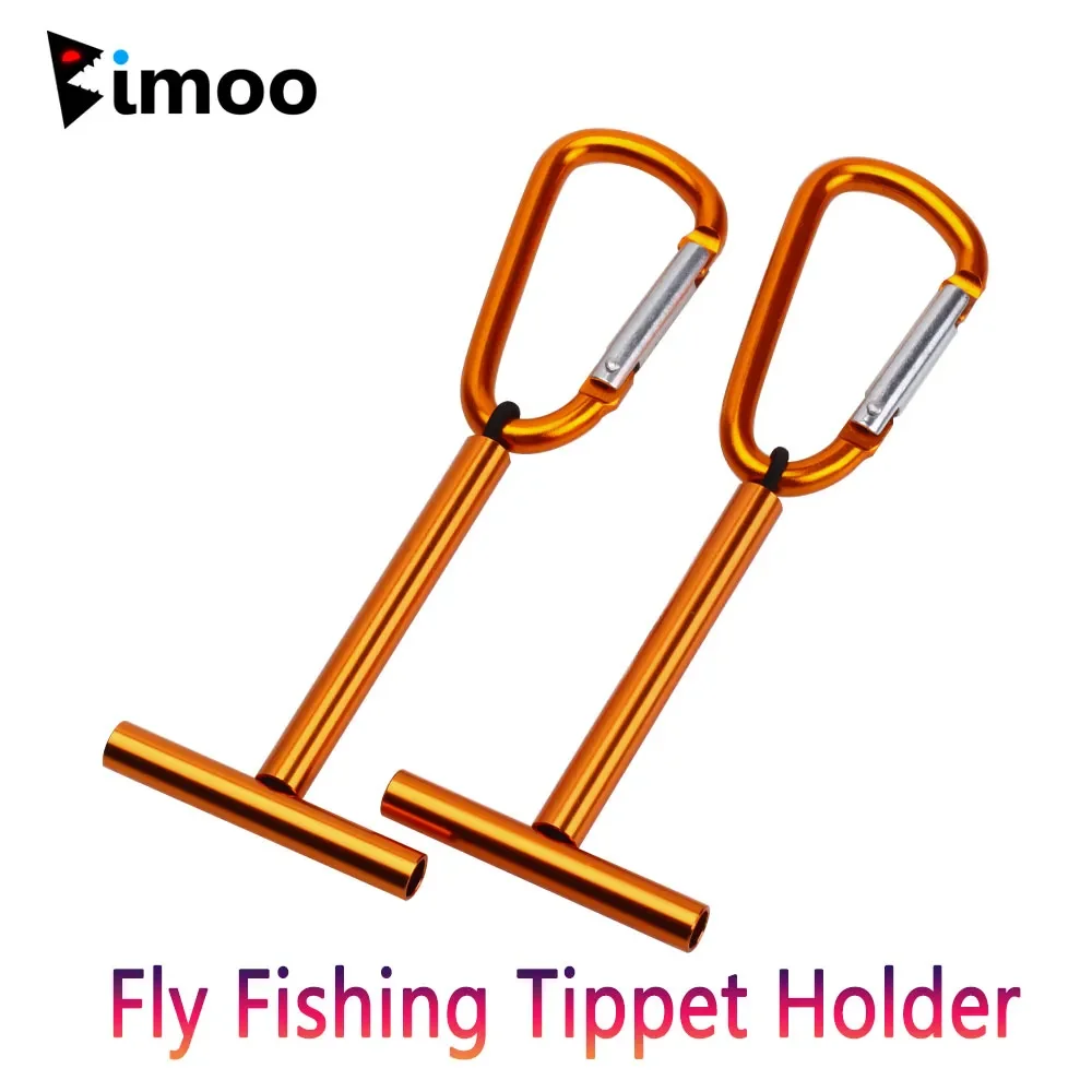 Bimoo 1PC Fly Fishing Tippet Holder Aluminum Alloy Tippet Line Holder  Tippet T Spool Holder Fly Fishing Tool Accessories