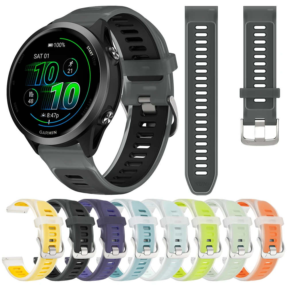 Translucent Silicone Smartwatch Strap - Multiple Width Options
