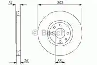 

986479288 for ten brake disc C4 pico-p307 CC-P207 ep6dt-e10a-2 0HDI 16V OLCU: Thickness: 26. Amplitude: 62) (air cooling