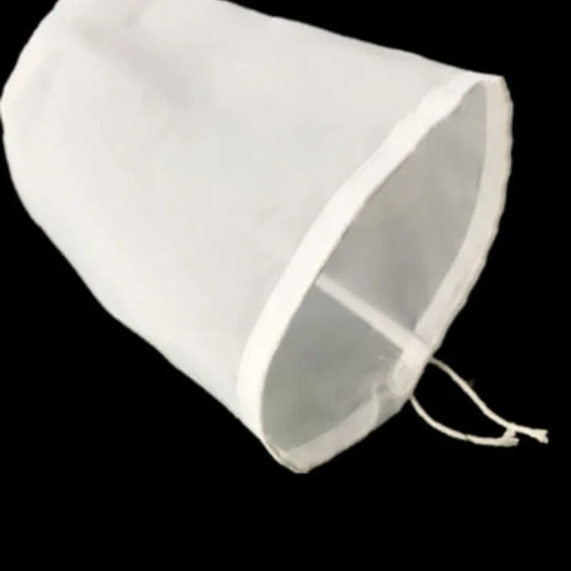 Bag Filter Bag Mesh Strainer and Hop Malt Filter White Cloth Cylinder Tea Beer Bucket Wine Filtering Juice Milk