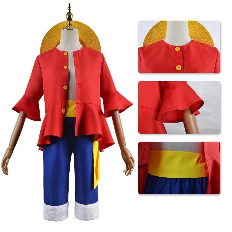  ZENENX Monkey D Luffy Costume 5th Gear Nika White Shirt Shorts  Suit Halloween Luffy Cosplay Suit (White, S) : Clothing, Shoes & Jewelry