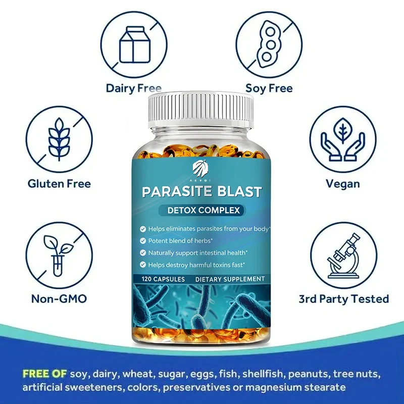 Parasite Blast-Bowel Cleansing Supplement, Digestive Health, Immune Health, Parasite Removal