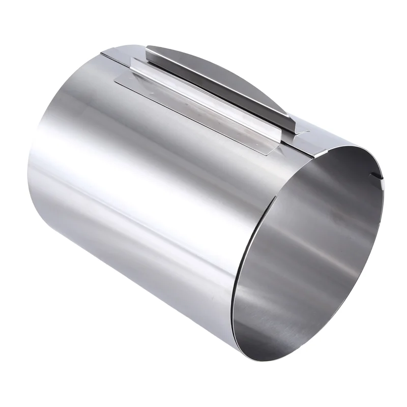 Adjustable Baking Ring 20 cm Stainless Steel High For Easy Preparation