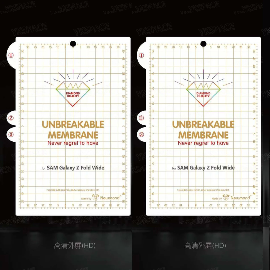Soft Frosted Matte Hydrogel Film | HD Clear TPU Screen Protector | Front & Back Coverage | 7.6