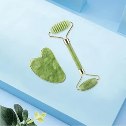Gua Sha Face & Body Massager Roller for Radiant Skin and Slimming (Set B)
