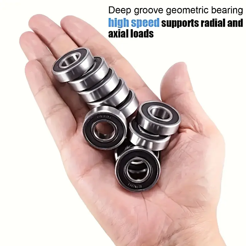 6/12/20pcs 608RS/608ZZ Bearings, Durable Carbon Steel Ball Bearings Skateboards, Longboards, Inline Skates, Roller Skates image 5