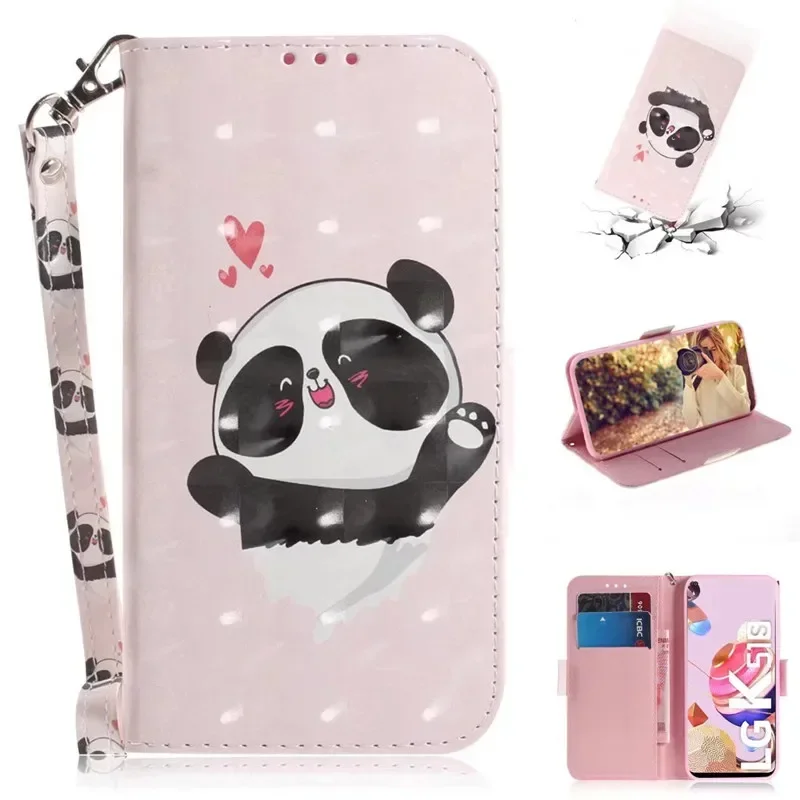Geometric Textile Pattern Magnetic Wallet Leather Phone Case Cover