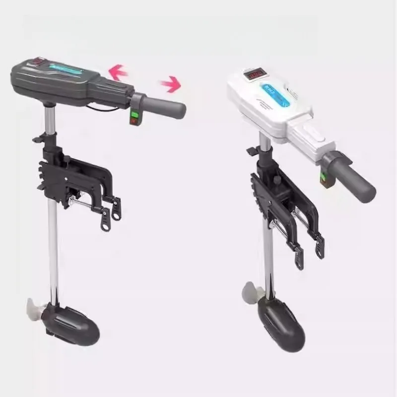 12V - 72V 2400W Brushless Electric Marine Outboard Motor Stern Drive ...