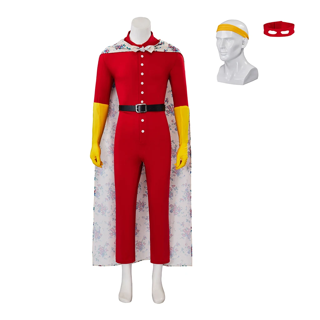 

Darryl Walker Cosplay Costume Adult Men Superhero Zentai Suit Darryl Jumpsuit with Mask Cloak Halloween Carnival Bodysuit Outfit
