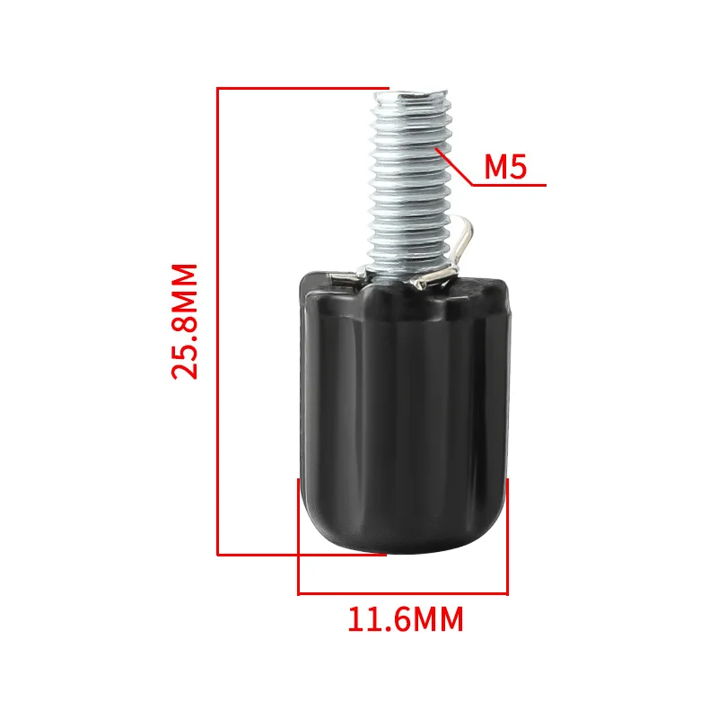 4pcs Bike Shifter Brake Cable Adjuster Screw MTB Shift Cable M5 Adjust Screw Rear Derailleur Bolt