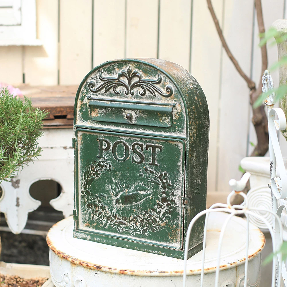 Outside Mailboxes Wall Mounted Post Box Mailboxes Letter Box Metal ...