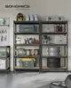 5-Tier Storage Shelves, Set of 2 Garage Storage, Boltless Assembly, Adjustable Shelving Units, 17.7 x 35.4 x 70.9 Inches, Load 2